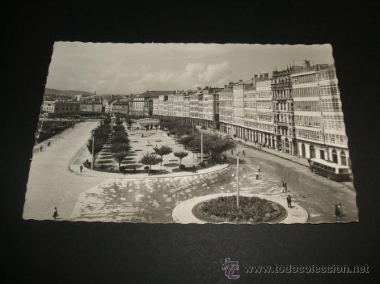 Postales: LA CORU&Ntilde;A AVENIDA DE LA MARINA - Foto 1