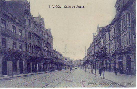 Postales: vigo calle de urzaiz - Foto 1