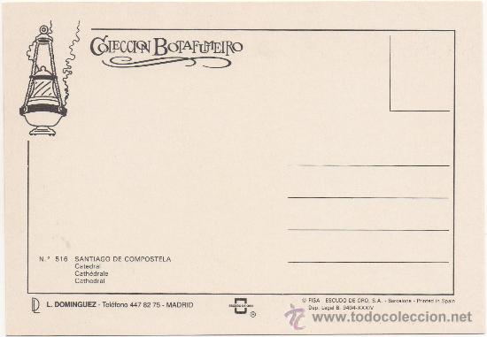Postales: SANTIAGO DE COMPOSTELA.- CATEDRAL. - Foto 2