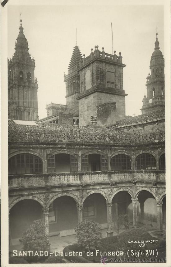 Postais: CORU&Ntilde;A SANTIAGO DE COMPOSTELA CATEDRAL SIN ESCRIBIR