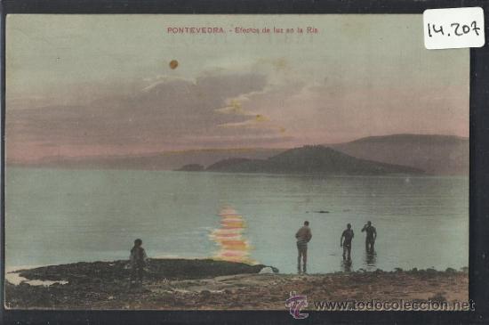 Postales: PONTEVEDRA - EFECTOS DE LA LUZ EN LA RIA - (14.207) - Foto 1