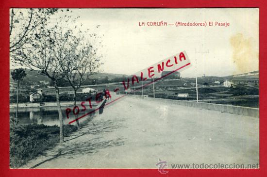 Postales: POSTAL CORU&Ntilde;A , ALREDEDORES EL PASAJE , ORIGINAL , P76443