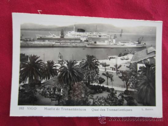 Postales: VIGO - MUELLE PARA TRANSATL&Aacute;NTICOS - Foto 1