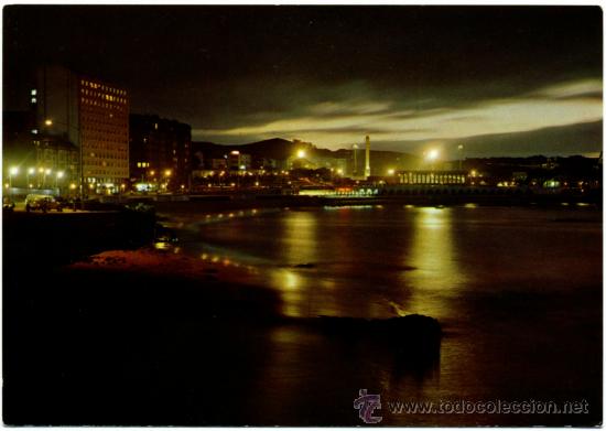 Postales: Postal LA CORU&Ntilde;A - PLAYA DE RIAZOR - Foto 1