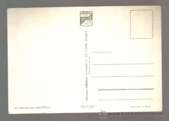 Postales: POSTAL DE SANTIAGO DE COMPOSTELA - Foto 2
