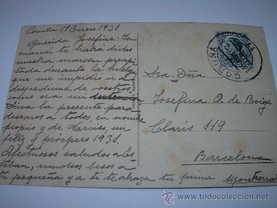 Postales: ANTIGUA POSTAL......LA CORU&Ntilde;A. - Foto 3