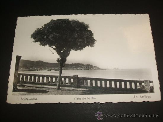 Postales: PONTEVEDRA VISTA DE LA RIA - Foto 1