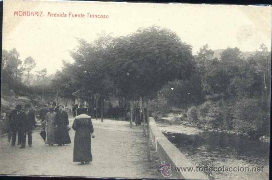 Postais: MONDARIZ (PONTEVEDRA).- AVENIDA FUENTE TRONCOSO