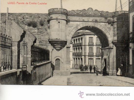 Postales: Lugo. puente emilio castelar. thomas - Foto 1