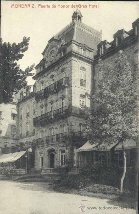 Postkarten: MONDARIZ (PONTEVEDRA).- PUERTA DE HONRO DEL GRAN HOTEL