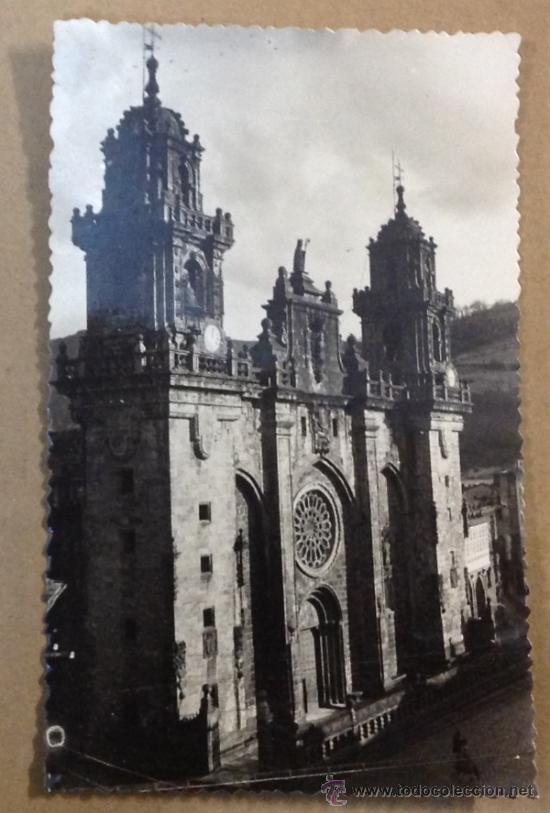 Postales: MONDO&Ntilde;EDO. LUGO. CATEDRAL. - Foto 1