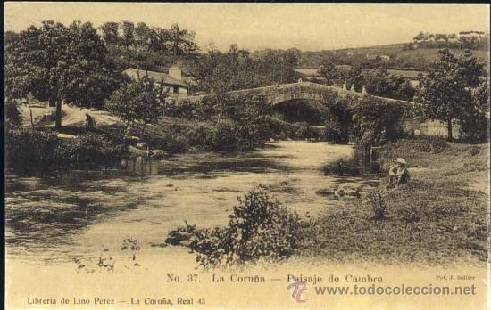 Postales: LA CORU&Ntilde;A.- PAISAJE DE CAMBRE