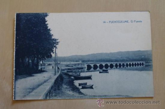 Postales: Postal. Puentedeume. El Puente. Ed. M. L&oacute;pez. - Foto 1