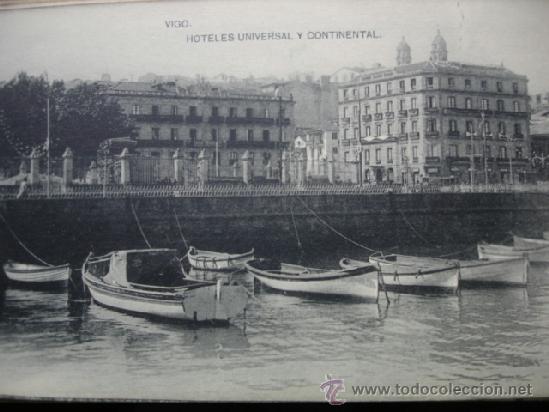 Postales: VIGO.HOTELES UNIVERSAL Y CONTINENTAL.S/C - Foto 1