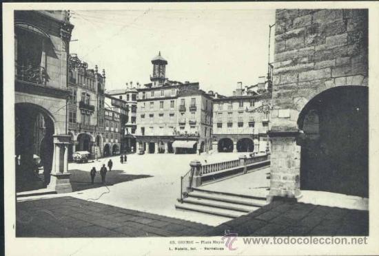 Postales: ORENSE.- PLAZA MAYOR
