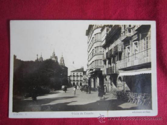 Postales: LUGO - PLAZA DE ESPA&Ntilde;A - Foto 1