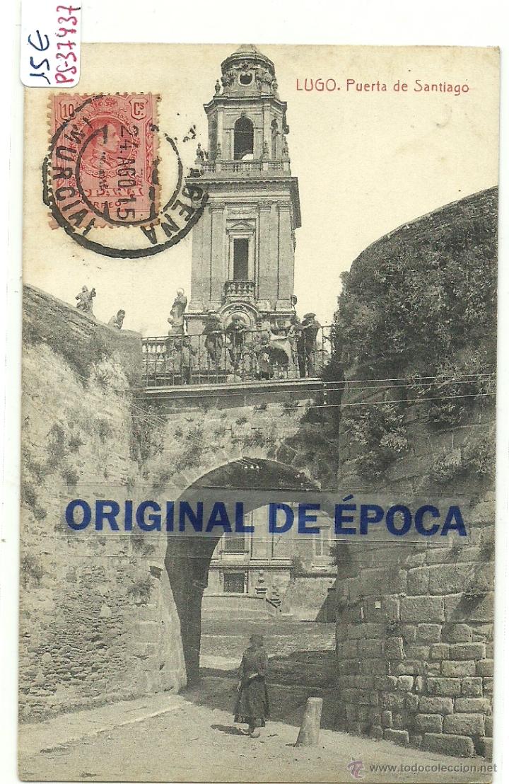 Postales: (PS-37437)POSTAL DE LUGO-PUERTA DE SANTIAGO