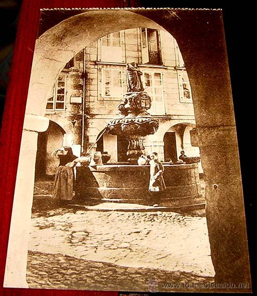 Postales: ANTIGUA POSTAL DE LUGO- PLAZA DEL CAMPO FUENTE DE SAN VICENTE-GRAFOS- NO CIRCULADA