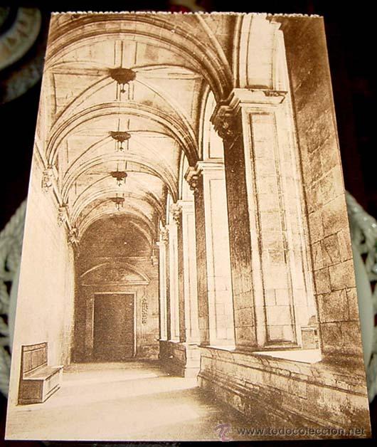 Postales: ANTIGUA POSTAL DE LUGO- UN CLAUSTRO INTERIOR DE LA CATEDRAL-GRAFOS- NO CIRCULADA