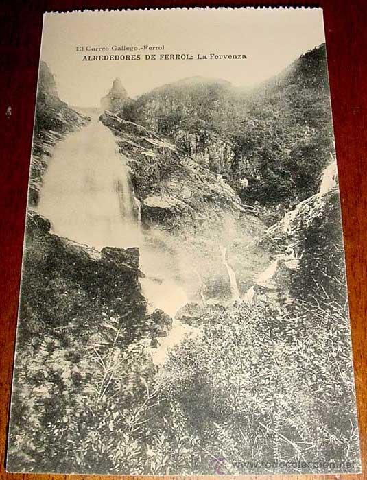 Postkarten: ANTIGUA POSTAL DE ALREDEDORES DE FERROL . LA FERVENZA. EL CORREO GALLEGO - HAUSER Y MENET - SIN CIRC