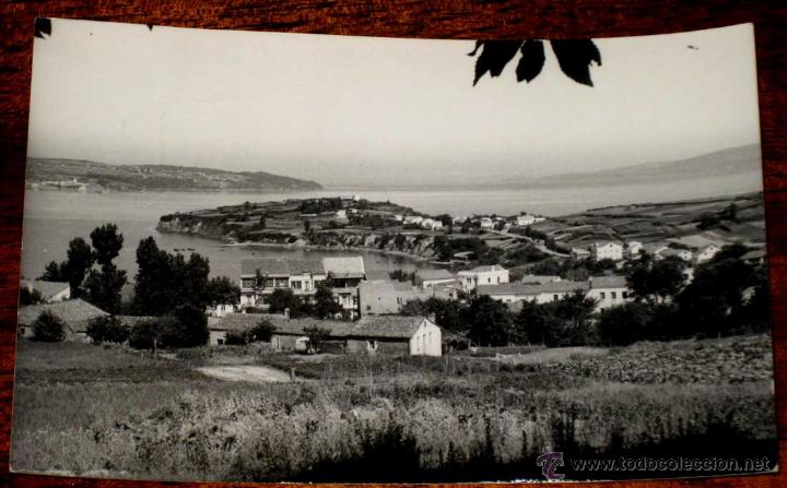 Postales: ANTIGUA FOTO POSTAL MI&Ntilde;O (CORU&Ntilde;A) PANORAMICA - FOTO CARBALLO - CIRCULADA
