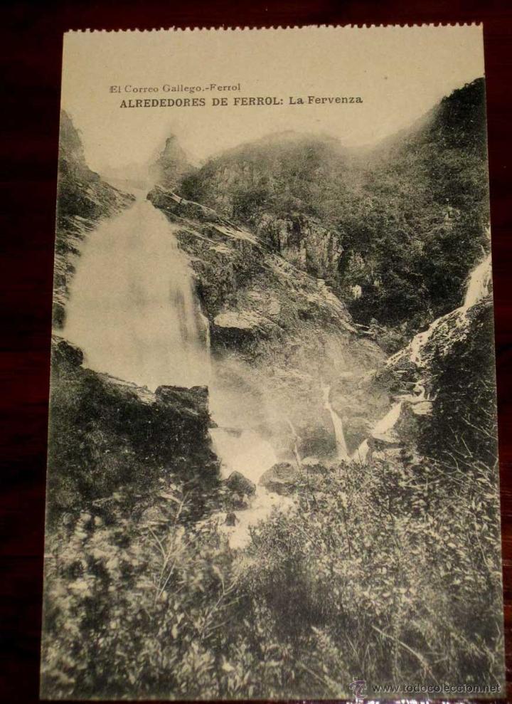 Postales: ANTIGUA POSTAL DE ALREDEDORES DE FERROL (CORU&Ntilde;A) LA FERVENZA - EL CORREO GALLEGO - HAUSER Y MENET, S