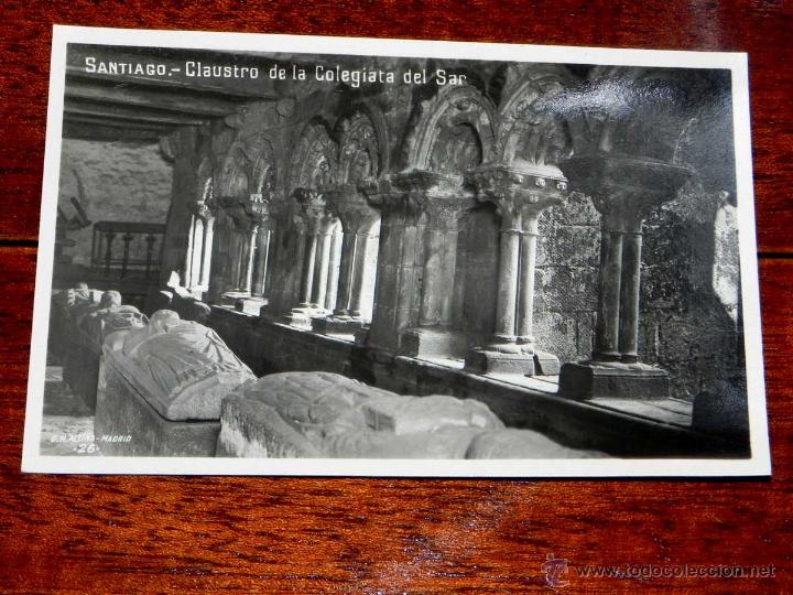 Postkarten: ANTIGUA FOTO POSTAL - SANTIAGO - CLAUSTRO DE LA COLEGIATA DEL SAR - MARGARA - G.H. ALSINA - 26 - SIN