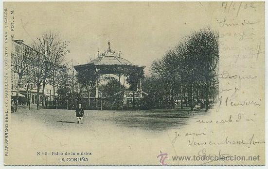 Postales: POSTAL ANTIGUA DE GALICIA (REPRODUCCION): CORU&Ntilde;A. PALCO DE LA MUSICA  P-GA-1047