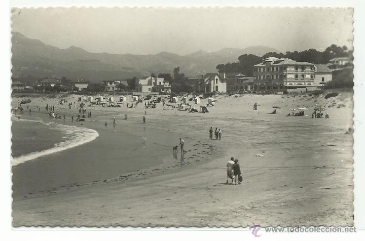 Postales: VIGO N&ordm; 47 PLAYA DE AMERICA / EDICION GARCIA GARRABELLA / SIN FRANQUEAR