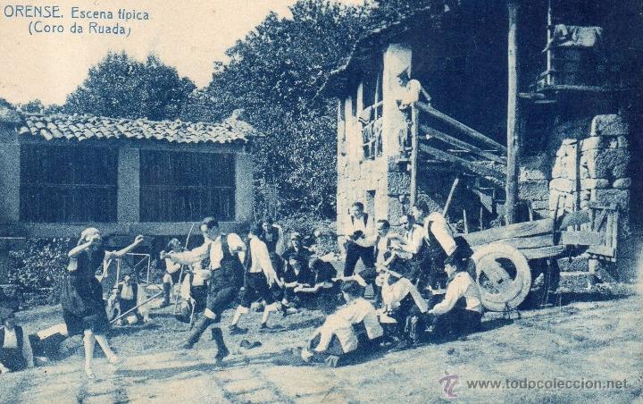 Postales: orense. escena t&iacute;pica. thomas - Foto 1