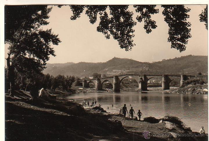 Postcards: ORENSE.- PUENTE ROMANO SOBRE EL MI&Ntilde;O