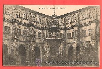 Postales: POSTAL SAMOS LUGO Interior del Convento nun . . . - Foto 1