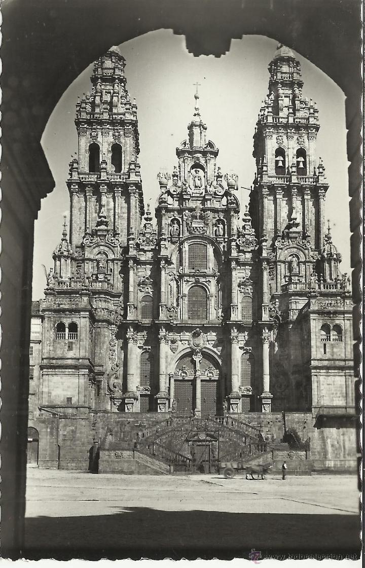 Postales: CORU&Ntilde;A SANTIAGO SIN ESCRIBIR - Foto 1