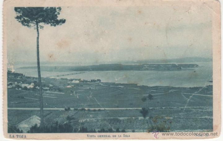 Postales: LA TOJA.-Vista General de La Isla - Foto 1