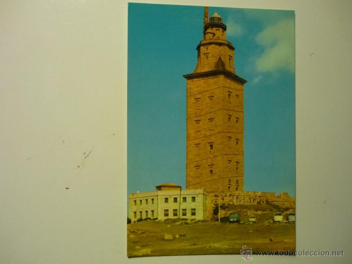 Postales: postal la coru&ntilde;a -torre de hercules - Foto 1