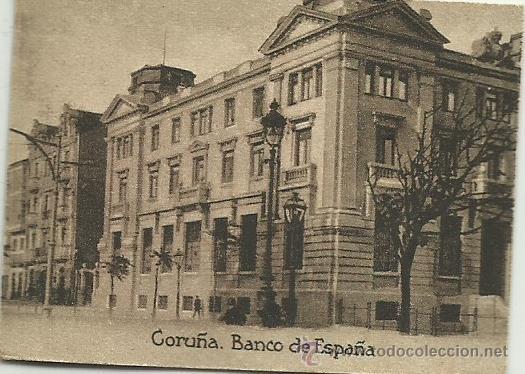 Postcards: POSTAL ORIGINAL DECADA DE LOS 30. CORU&Ntilde;A. N 131. BANCO DE ESPA&Ntilde;A. VER TAMA&Ntilde;O Y EXPLICACION