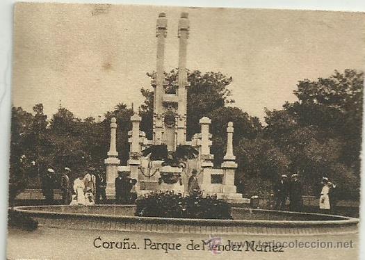 Postcards: POSTAL ORIGINAL DECADA DE LOS 30. CORU&Ntilde;A. N 132. PARQUE DE MENDEZ NU&Ntilde;EZ. VER TAMA&Ntilde;O Y EXPLICACION