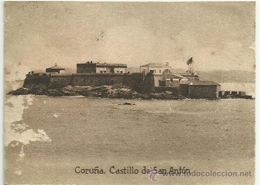Postkarten: POSTAL ORIGINAL DECADA DE LOS 30. CORU&Ntilde;A. N 135. CASTILLO DE SAN ANTON. TAMA&Ntilde;O Y EXPLICACION