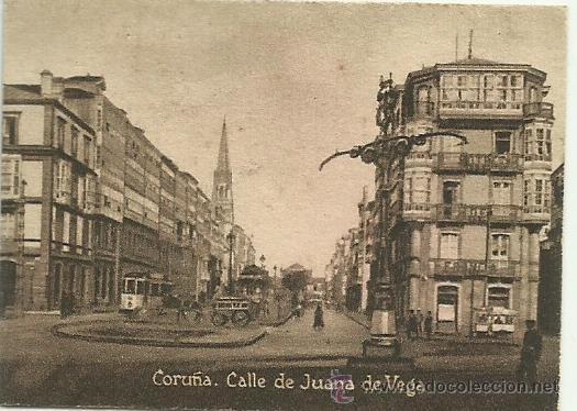 Postkarten: POSTAL ORIGINAL DECADA DE LOS 30. CORU&Ntilde;A. N&ordm; 138. CALLE DE JUANA DE VEGA. VER TAMA&Ntilde;O Y EXPLICACION