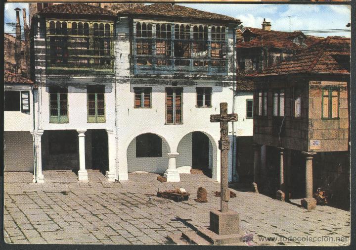 Postales: PONTEVEDRA - PLAZA DE LA LE&Ntilde;A - Foto 1