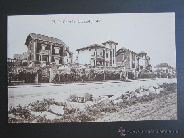 Postales: Postal La Coru&ntilde;a. Ciudad Jard&iacute;n. - Foto 1