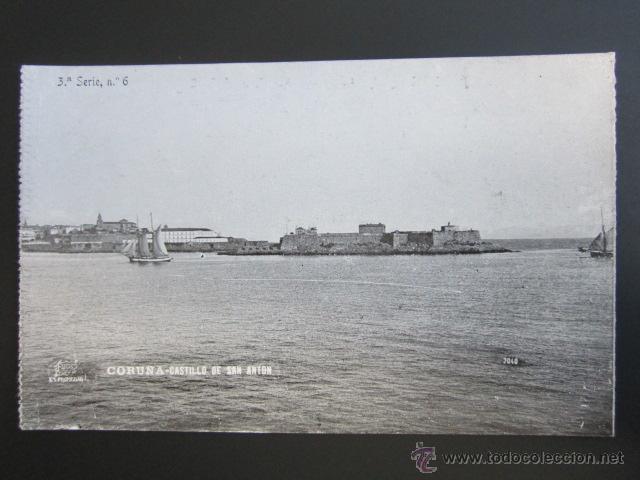Postales: Postal La Coru&ntilde;a. Castillo de San Ant&oacute;n. - Foto 1