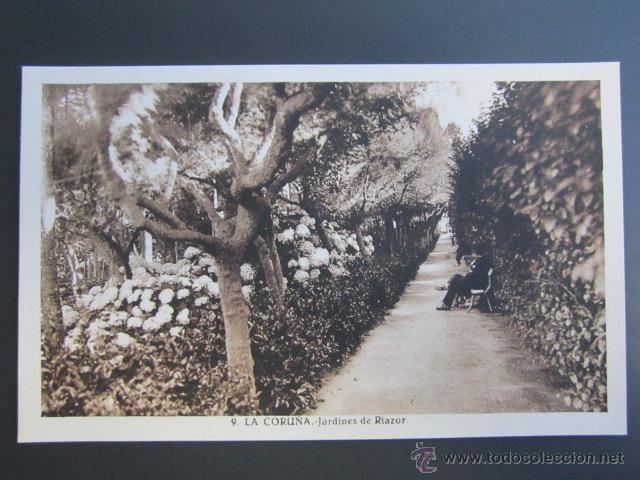 Postales: Postal La Coru&ntilde;a. Jardines de Riazor. - Foto 1
