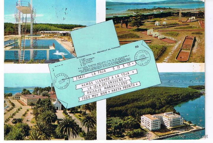 Postales: POSTAL:  LA TOJA. (PONTEVEDRA)
