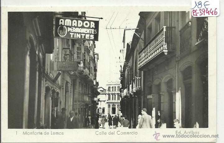 Postales: (PS-39446)POSTAL DE MONFORTE DE LEMOS-CALLE DEL COMERCIO - Foto 1