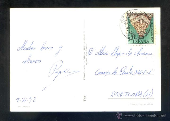 Postales: Ribadeo. Ed. Alarde n&ordm; 5. Circulada. - Foto 2