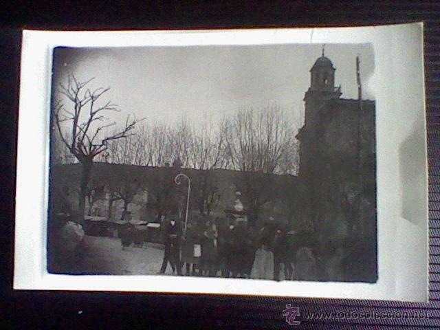Postales: postal fotografica iglesia PLAZA creo Villanueva Lorenzana Lugo sin circular LEER (b8)