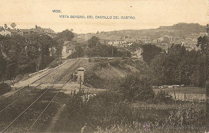 Postales: Vigo - Vista general del Castillo del Castro. - Foto 1