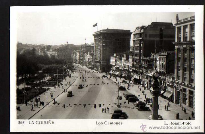 Postales: La Coru&ntilde;a. Los Cantones. No Circulada . - Foto 1