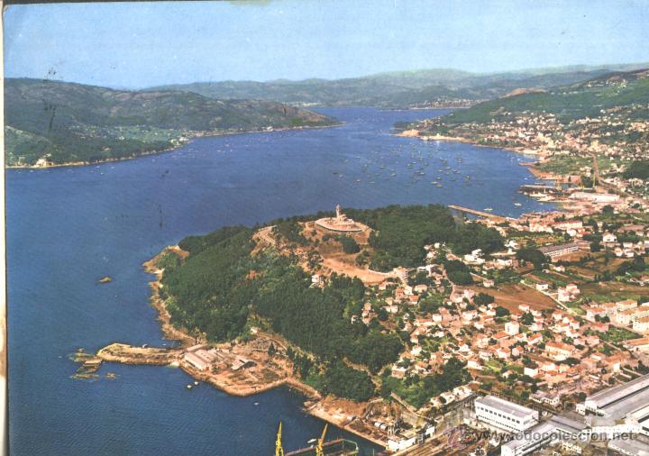 Postales: VIGO - VISTA A&Eacute;REA - Foto 1